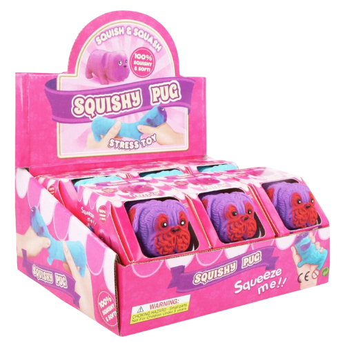 Stretchy Pug 12 Pcs dimarkcash&carry