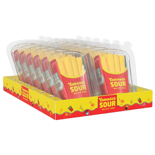 Relkon Yammiez Sour Mallow Fries 12X44G dimarkcash&carry