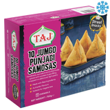 Taj Jumbo Punjabi Samosa 6X750G - Collection Only Frozen Product dimarkcash&carry