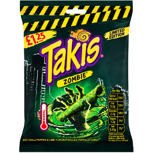 Takis Zombie 21x55g £1.25 PM dimarkcash&carry