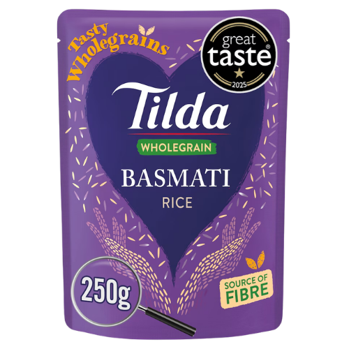 Tilda Basmati/W-Grain 6X250g - PMP - £1.29 dimarkcash&carry