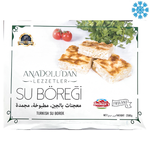 Taste Of Balkans Pastry W Feta Cheese / Su Boregi 4X2.5Kg - Collection Only Frozen Product dimarkcash&carry