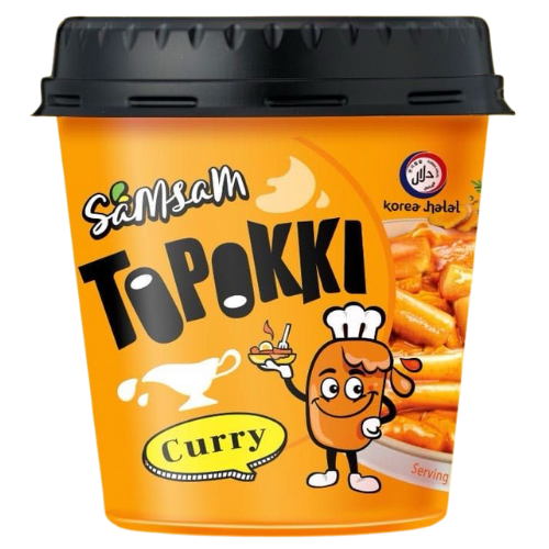 Topokki Korean Rice Cake *Curry* 6x120g dimarkcash&carry
