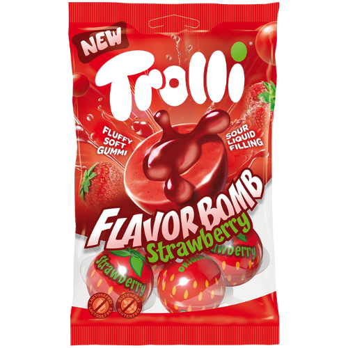 Trolli Flavorbomb Strawberry 21X75G dimarkcash&carry