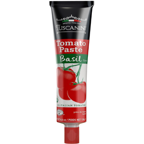 Tuscanini Basil Tomato Paste In Tube 12X130G dimarkcash&carry