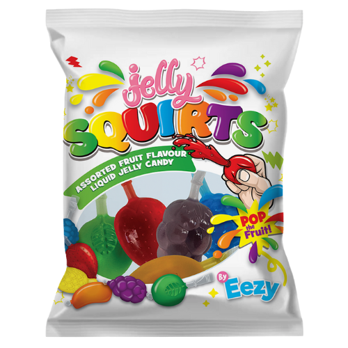 Jelly Squirts - Fruit Flavour Liquid Jelly 24x272g dimarkcash&carry