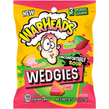 Warheads Wedgies Peg Bag 12X127G(4.5Oz)
