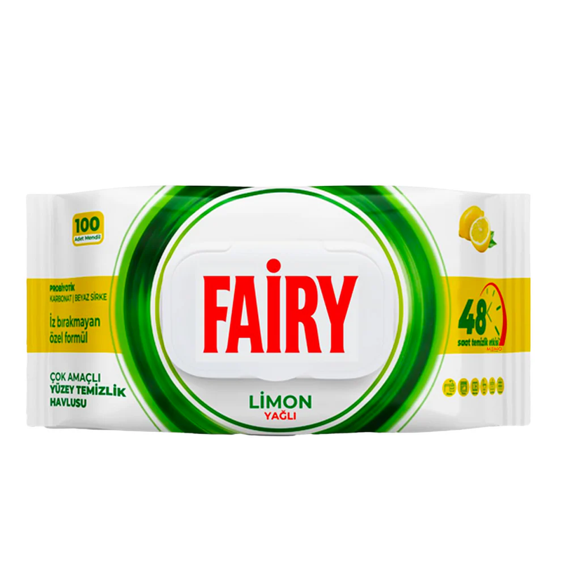 Fairy Wet Wipes *Yellow-Lemon* 12pack dimarkcash&carry