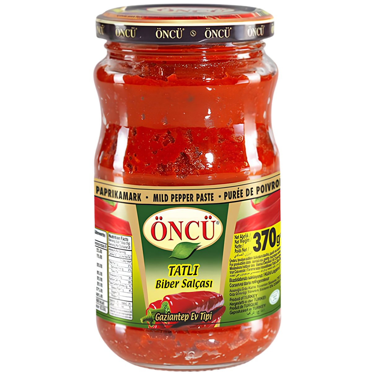 Oncu Pepper Paste Mild -Glass 12x370g dimarkcash&carry