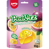 Amos Peelerz Gummy ( Halal ) Pasion Fruit 12x65g dimarkcash&carry