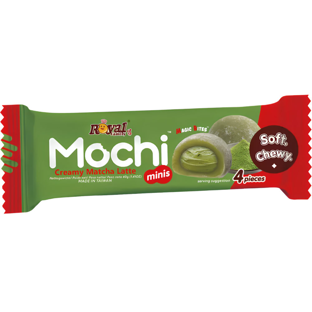 Royal Mochi SnackPack Creamy Match Latte 12X40g dimarkcash&carry