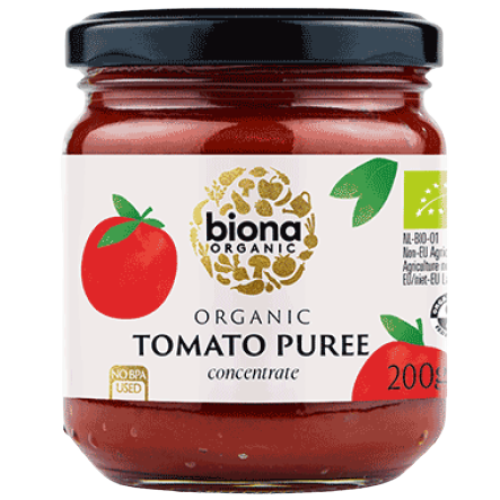 Organic Biona Tomato Puree 6X200G