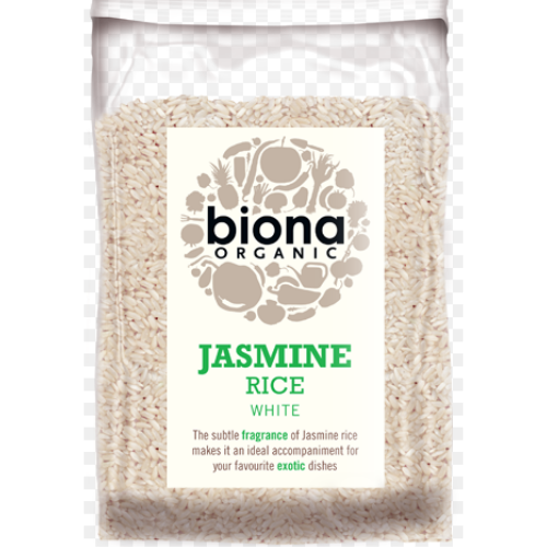 Organic Biona Jasmine Rice White 6X500G
