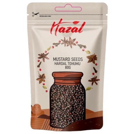 Hazal (548) Mustard Seeds 8x80g dimarkcash&carry