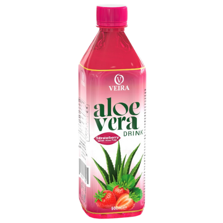 Veira Aloe Vera Strawberry 12x0.5l dimarkcash&carry