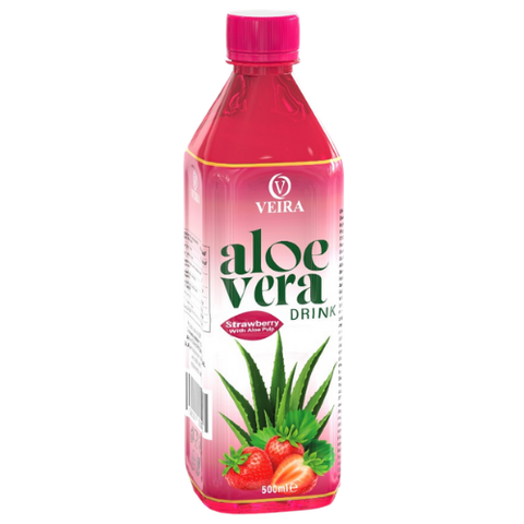 Veira Aloe Vera Strawberry 12x0.5l dimarkcash&carry