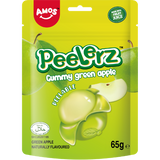 Amos Peelerz Gummy ( Halal ) Green Apple 12x65g dimarkcash&carry