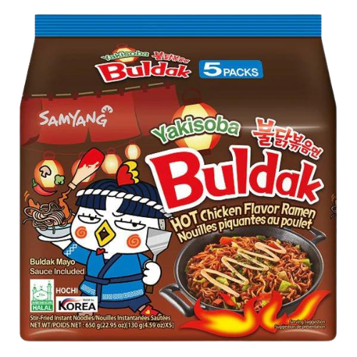 Samyang Buldak *Yakisoba* Hot Chicken Ramen 8X(5x140G) dimarkcash&carry