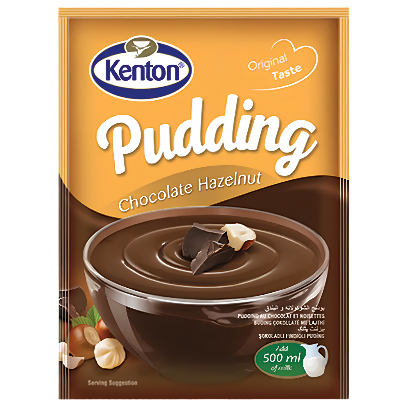 Kenton Pudding Chocolate & Hazelnut 99p PM 12x100g dimarkcash&carry