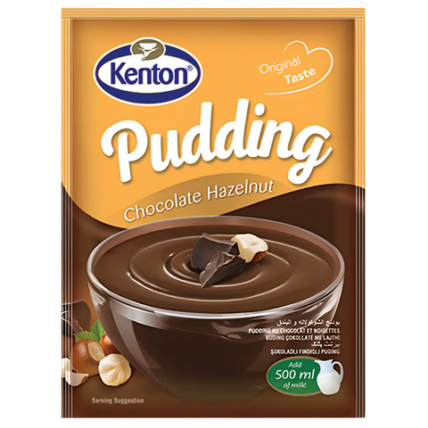 Kenton Pudding Chocolate & Hazelnut 99p PM 12x100g dimarkcash&carry