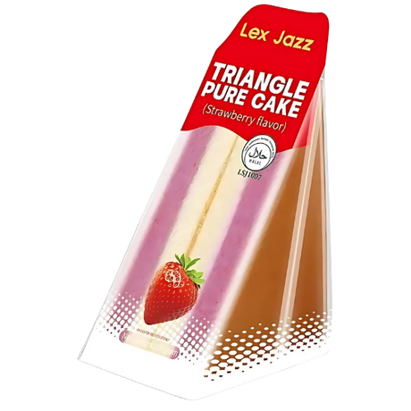 Obalab Triangular Cake Strawberry 20X100g dimarkcash&carry