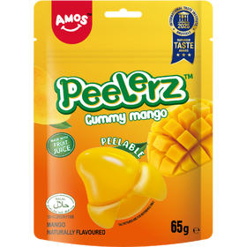 Amos Peelerz Gummy ( Halal ) Mango 12x65g dimarkcash&carry
