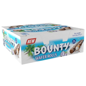Bounty Wafer Rolls 12x22.5g dimarkcash&carry