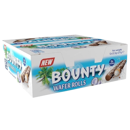 Bounty Wafer Rolls 12x22.5g dimarkcash&carry