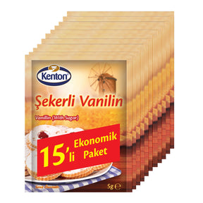 Kenton Vanilin with Sugar (15 pack) 99p PM 18x75g dimarkcash&carry