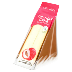 Obalab Triangular Cake Lychee 20X100g dimarkcash&carry