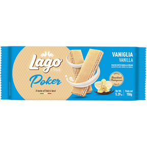 Lago Poker Wafer With Vaniglia 16X150g dimarkcash&carry
