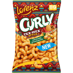 Lorenz Curly Tex-Mex Style Peanuts 14x100g dimarkcash&carry
