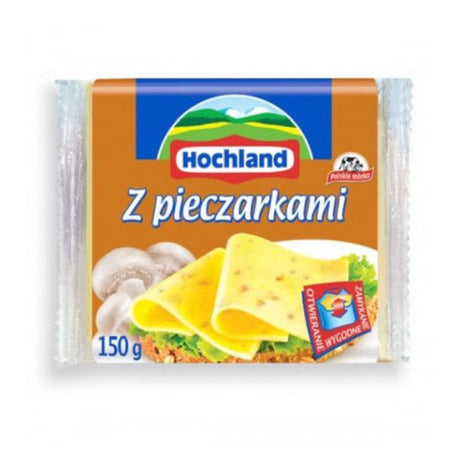 Hochland Cheese Slices-ham 12x130g dimarkcash&carry