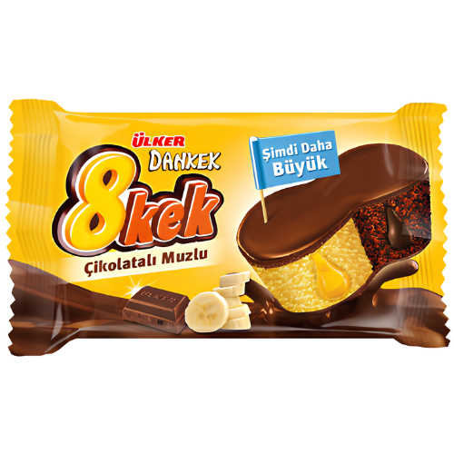 Ulker Dankek 8 Cake *Banana* 24x40g dimarkcash&carry