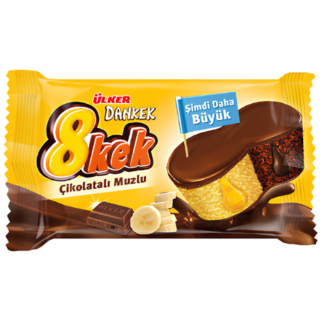 Ulker Dankek 8 Cake *Banana* 24x40g dimarkcash&carry