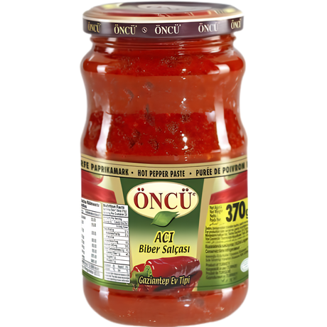 Oncu Pepper Paste HOT -Glass 12x370g dimarkcash&carry