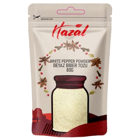 Hazal (567) White Pepper Powder 8x80g dimarkcash&carry