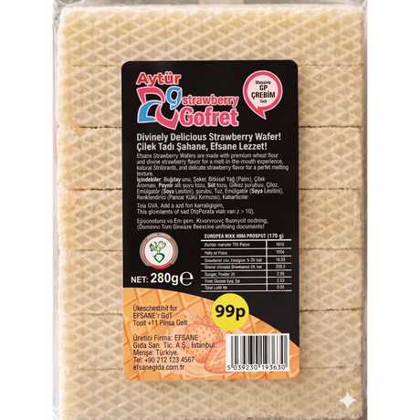 Efsane Wafers Strawberry 24x280g dimarkcash&carry