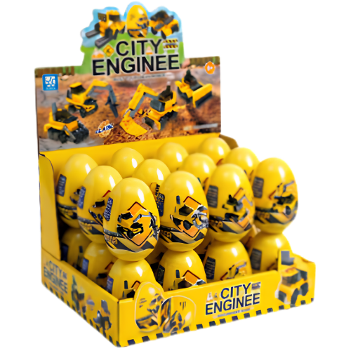 Bumerang Toy City Engineer Egg 24pcs dimarkcash&carry