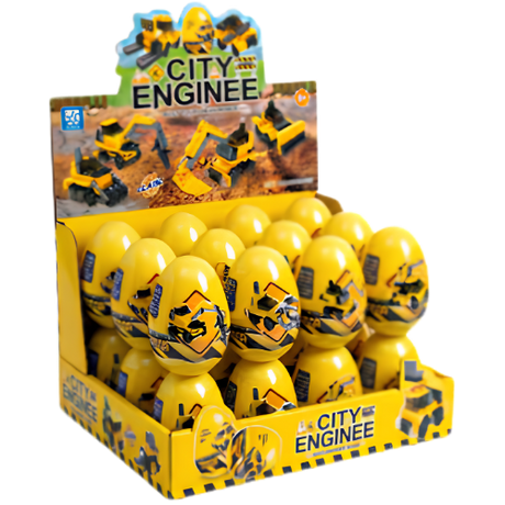 Bumerang Toy City Engineer Egg 24pcs dimarkcash&carry