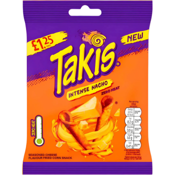 Takis Intense Nacho 21x55g £1.25 PM