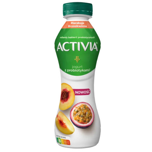 Activia Passion Fruit And Peach - 6X280G dimarkcash&carry