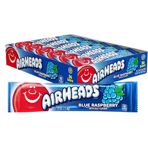 Airheads Blue Rasberry 36x16g (0.55oz)
