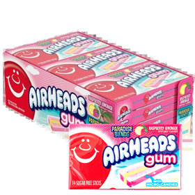 Airheads Raspberry Lemonade Chewing Gum 12X34G dimarkcash&carry
