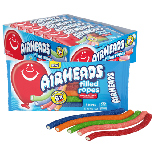 Airheads Filled Ropes Original Fruits 18X57G dimarkcash&carry