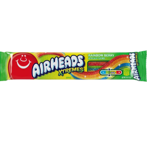 Airheads Xtremes Rainbow Berry 18X57G