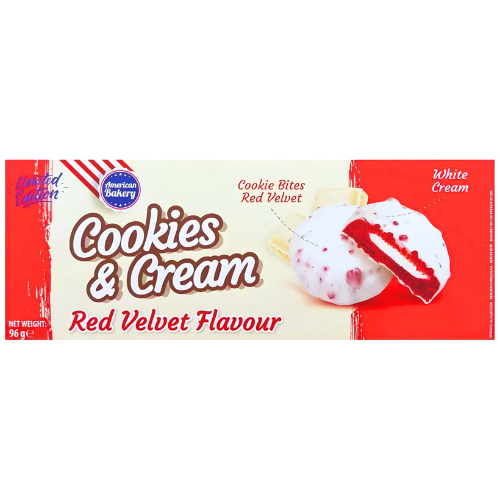American Bakery Red Velvet Cookies & Cream 9x96g dimarkcash&carry