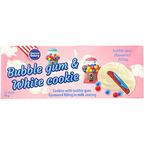 American Bakery Bubble Gum Cookie 9x96g dimarkcash&carry