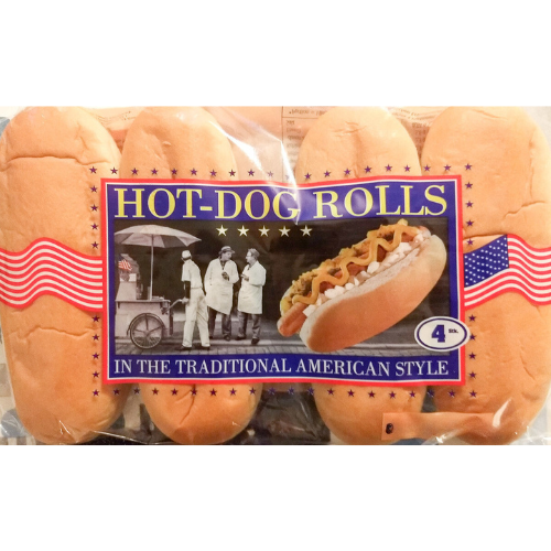 American Style Hotdog Buns 8X300G dimarkcash&carry