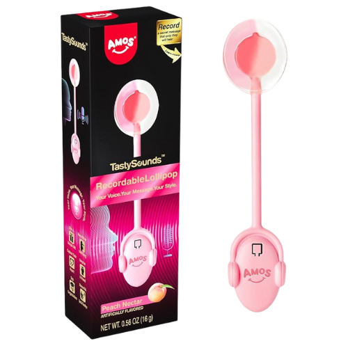 Amos Tasty Sounds Pop Peach Recordable 12X16G dimarkcash&carry